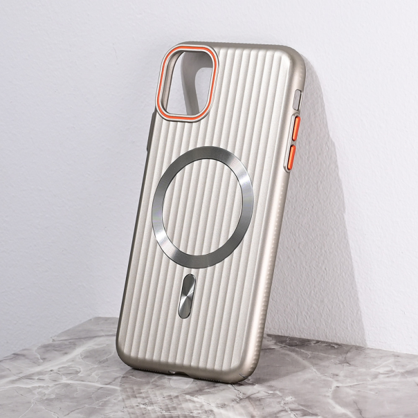 Torbica Magsafe Stripe za iPhone 11 6.1 siva - 216427