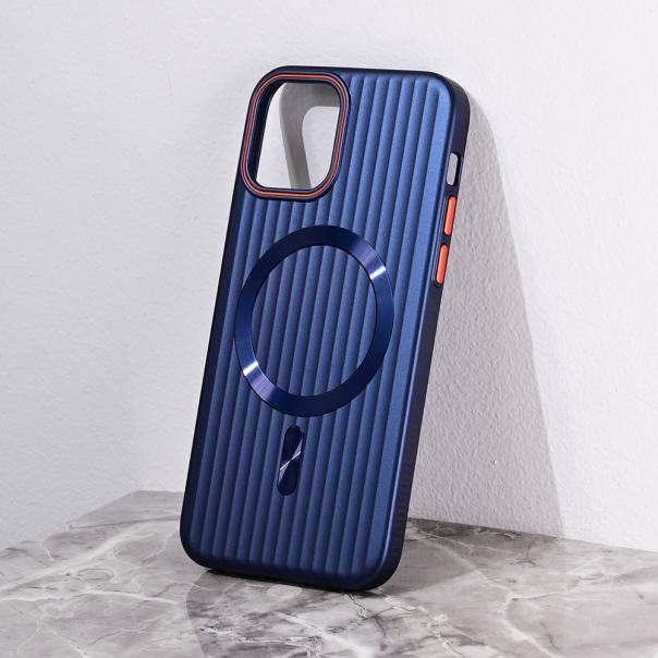 Torbica Magsafe Stripe za iPhone 12 6.1 plava - 216433