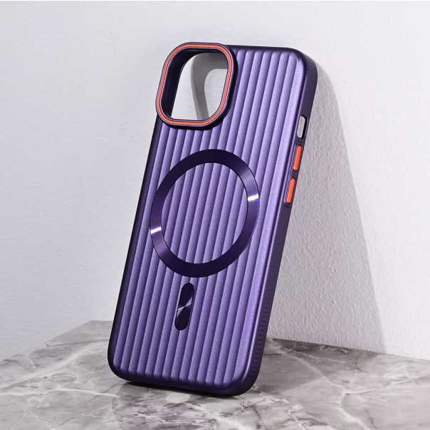 Torbica Magsafe Stripe za iPhone 13 6.1 ljubicasta - 216437