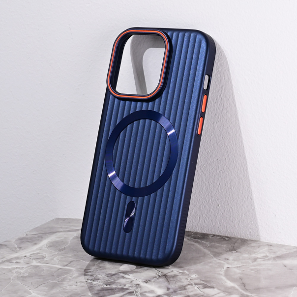 Torbica Magsafe Stripe za iPhone 13 Pro 6.1 plava - 216442