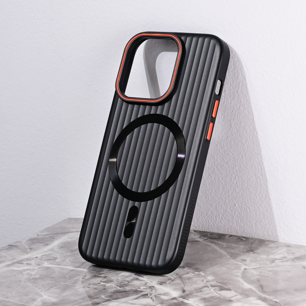 Torbica Magsafe Stripe za iPhone 14 Pro 6.1 crna - 216452