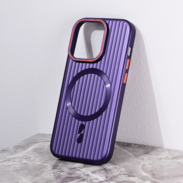 Torbica Magsafe Stripe za iPhone 14 Pro 6.1 ljubicasta - 216453