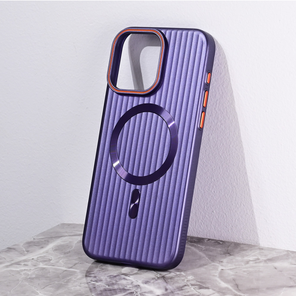 Torbica Magsafe Stripe za iPhone 15 Pro Max 6.7 ljubicasta - 216465