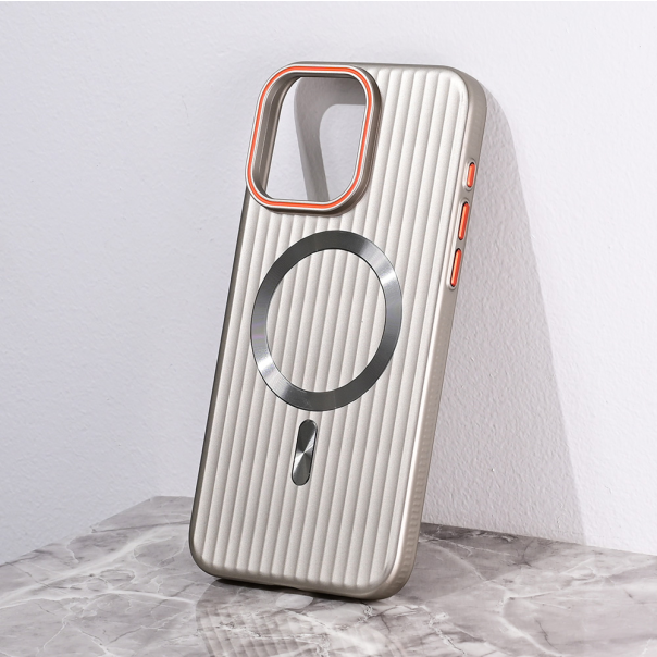 Torbica Magsafe Stripe za iPhone 15 Pro Max 6.7 siva - 216467