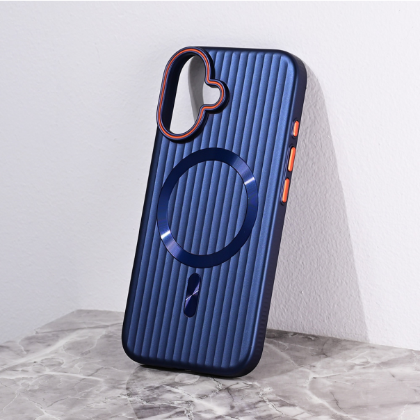 Maska za iPhone 16 6.1 Magsafe Stripe plava - 216470