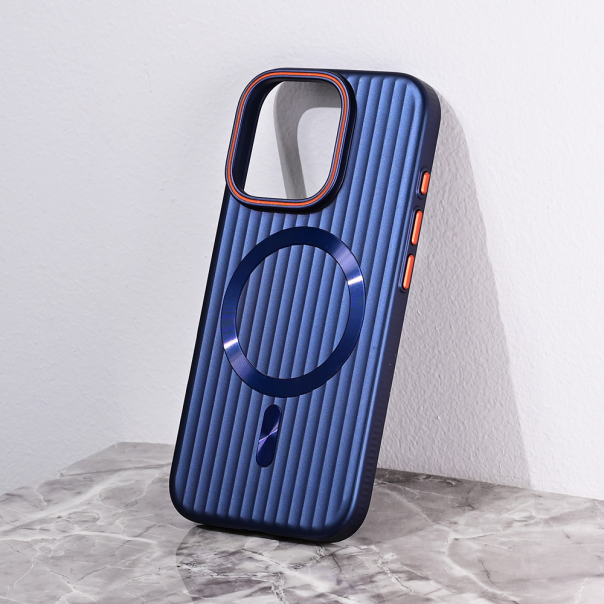 Maska za iPhone 16 Pro 6.3 Magsafe Stripe plava - 216477