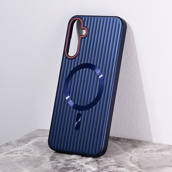 Maska za Samsung Galaxy A15 5G Magsafe Stripe plava - 216485