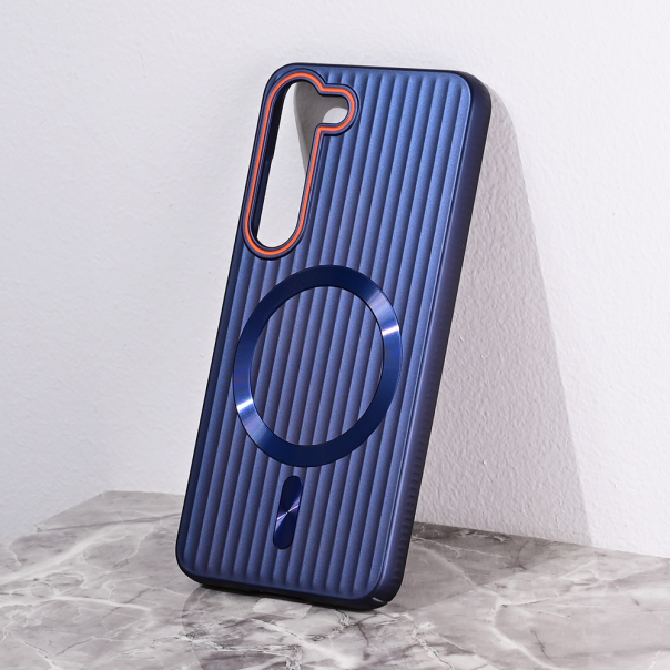 Maska za Samsung Galaxy S23 Magsafe Stripe plava - 216518