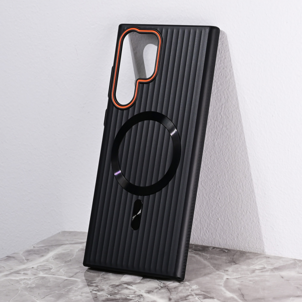 Maska za Samsung Galaxy S23 Ultra Magsafe Stripe crna - 216521