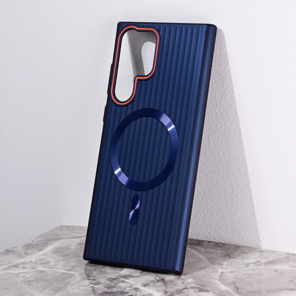 Torbica Magsafe Stripe za Samsung S928B Galaxy S24 Ultra plava - 216510