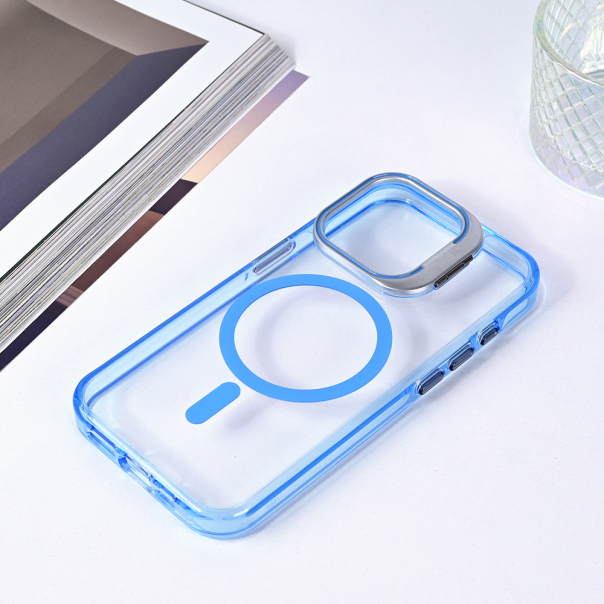 Torbica Magsafe transparent za iPhone 14 Pro 6.1 plava - 215933-1