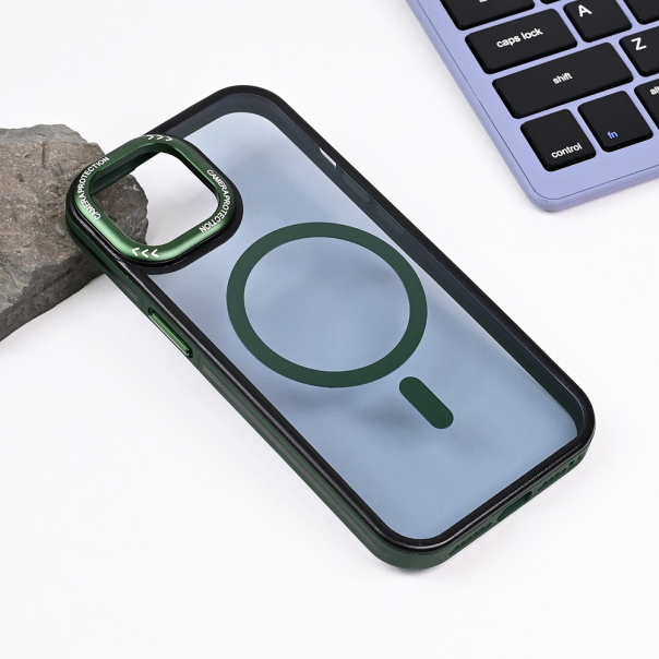 Torbica Magsafe Ring za iPhone 13 Pro 6.1 zelena
