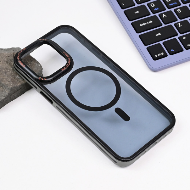 Maska za iPhone 13 Pro Max 6.7 Magsafe Trendy crna - 217460