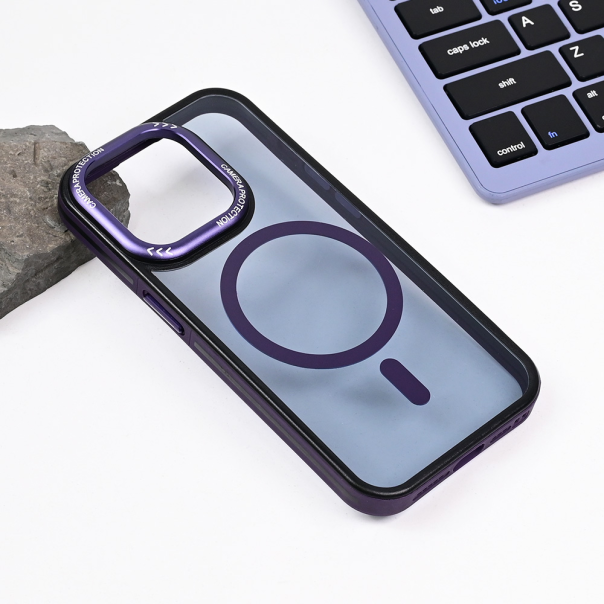 Maska za iPhone 15 Pro 6.1 Magsafe Trendy ljubičasta - 217443