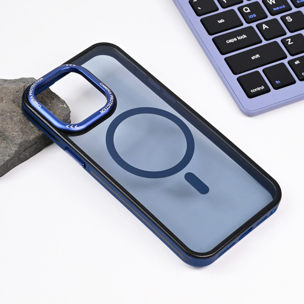 Maska za iPhone 15 Pro Max 6.7 Magsafe Trendy plava - 217453