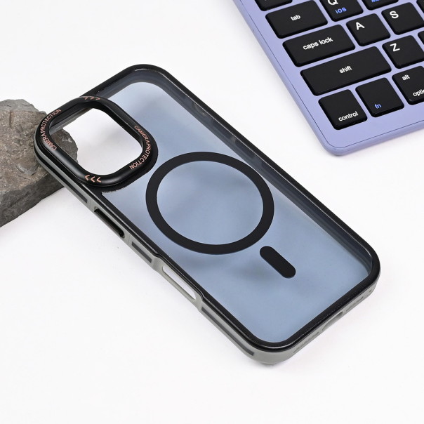 Maska za iPhone 16 6.1 Magsafe Trendy crna - 217455