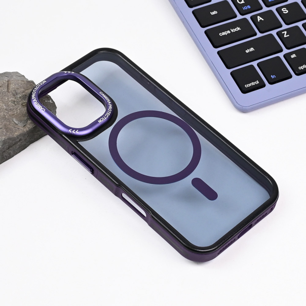 Maska za iPhone 16 6.1 Magsafe Trendy ljubičasta - 217458