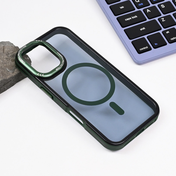 Maska za iPhone 16 6.1 Magsafe Trendy zelena - 217459