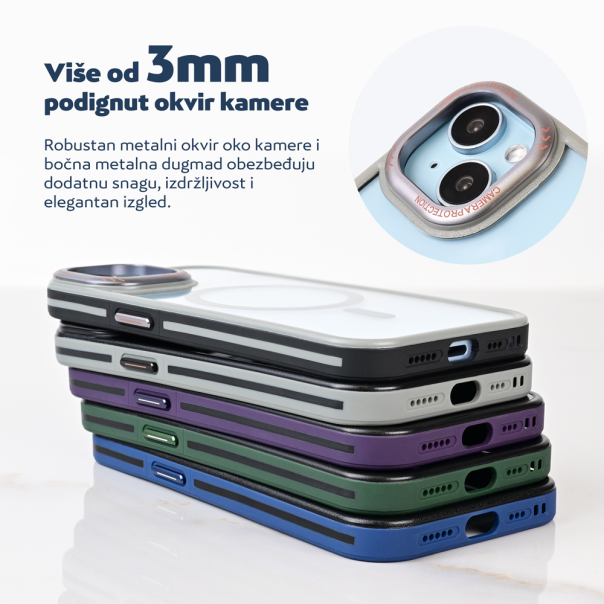 Maska za iPhone 16 Plus 6.7 Magsafe Trendy crna - 217445