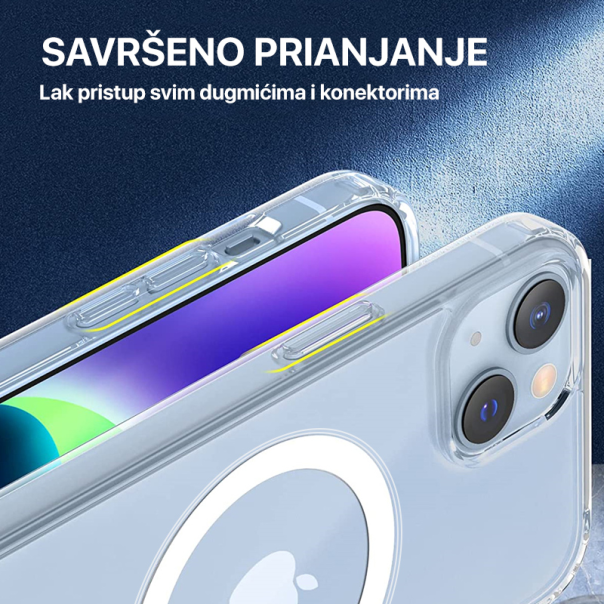 Maska za iPhone 13 Mini 5.4 transparent Magsafe - 215767