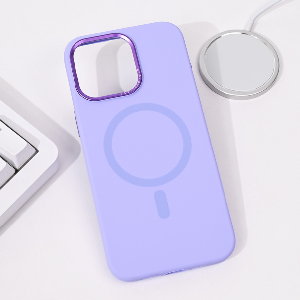 Maska za iPhone 13 Pro Max 6.7 Magsafe Pure Plus ljubičasta - 215064