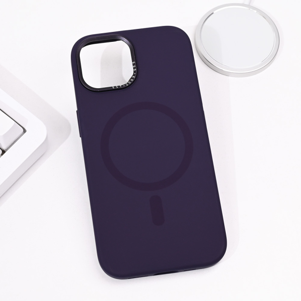 Maska za iPhone 14 6.1 Magsafe Pure Plus tamno ljubičasta - 215073