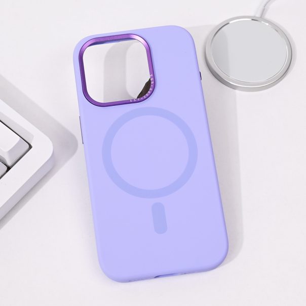 Maska za iPhone 15 Pro 6.1 Magsafe Pure Plus ljubičasta - 215088