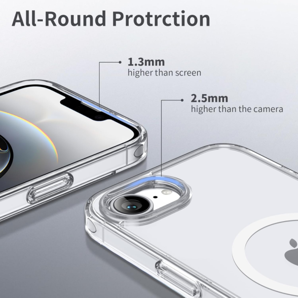 Maska za iPhone 16e 6.1 Magsafe transparent - 221238