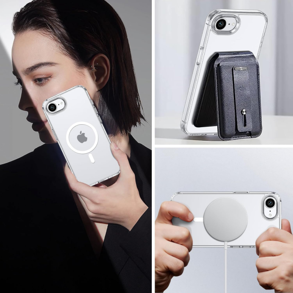 Maska za iPhone 16e 6.1 transparent (IC) Magsafe - 221239