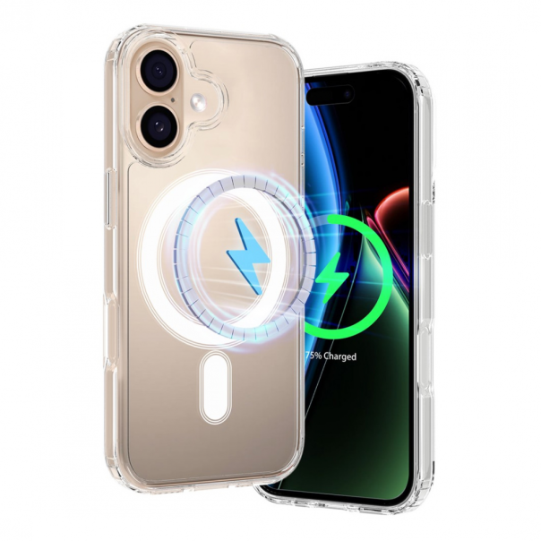 Maska za iPhone 17 63 Magsafe transparent - 223046