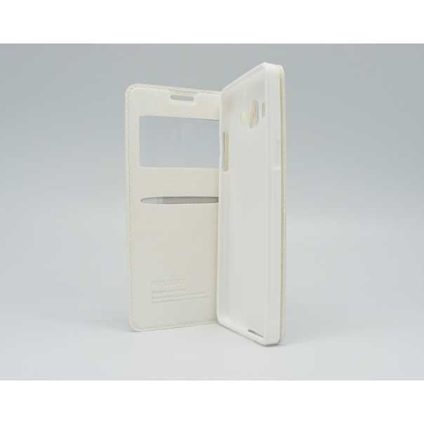 Maska za iPhone 5 na preklop Mercury View bela - 005716