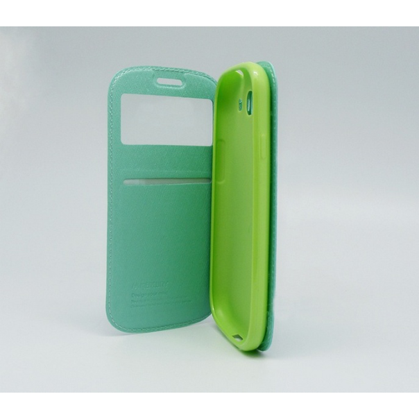 Maska za Samsung A5/ A500F na preklop Mercury View zelena - 005774