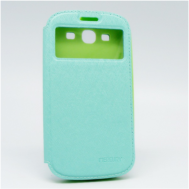 Maska za Samsung G925 S6 Edge na preklop Mercury View zelena - 005735