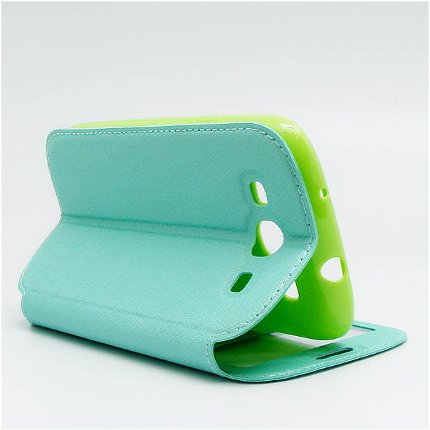 Maska za Samsung G925 S6 Edge na preklop Mercury View zelena - 005735