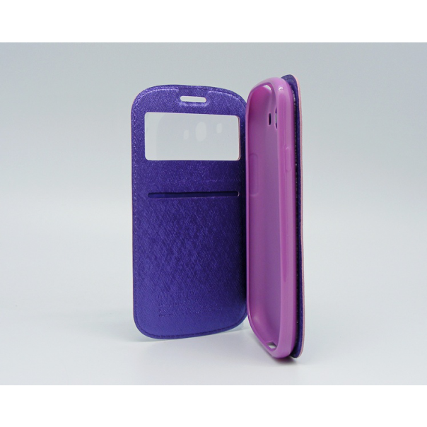 Maska za Samsung I9082/ I9060/ Grand lite/ Neo na preklop Mercury View ljubičasta - 005739