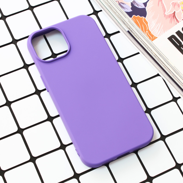 Maska za iPhone 15 6.1 Nano Silikon ljubičasta - 209540