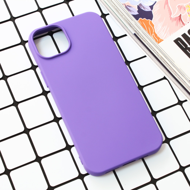 Maska za iPhone 15 Plus 6.7 Nano Silikon ljubičasta - 209544