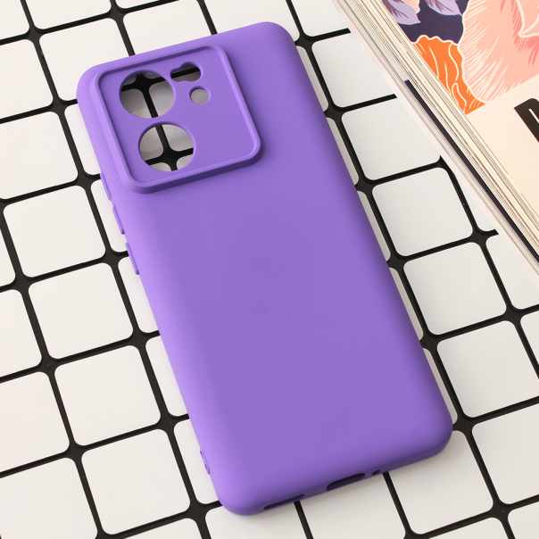 Maska za Xiaomi 13T/13T Pro Nano Silikon ljubičasta - 210553