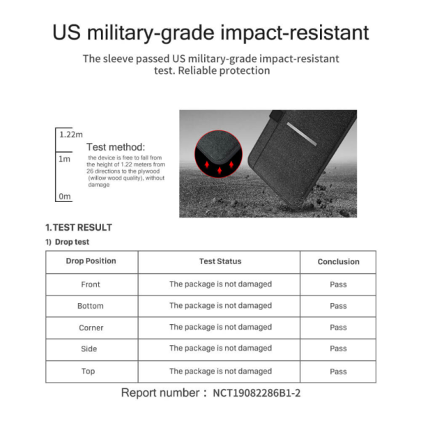 Torbica Nillkin Acme Sleeve Classic za MacBook 13 crna - 74773