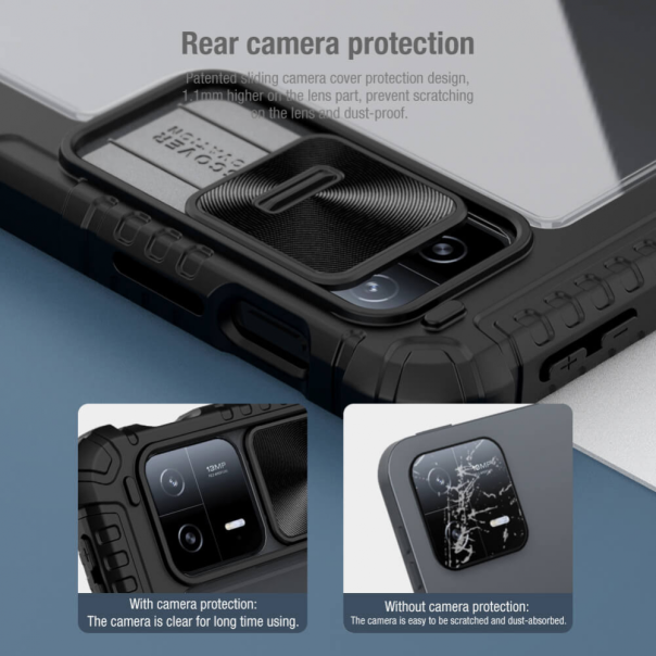 Torbica Nillkin Bumper Leather Pro za Xiaomi Pad 6/6 Pro crna - 208443