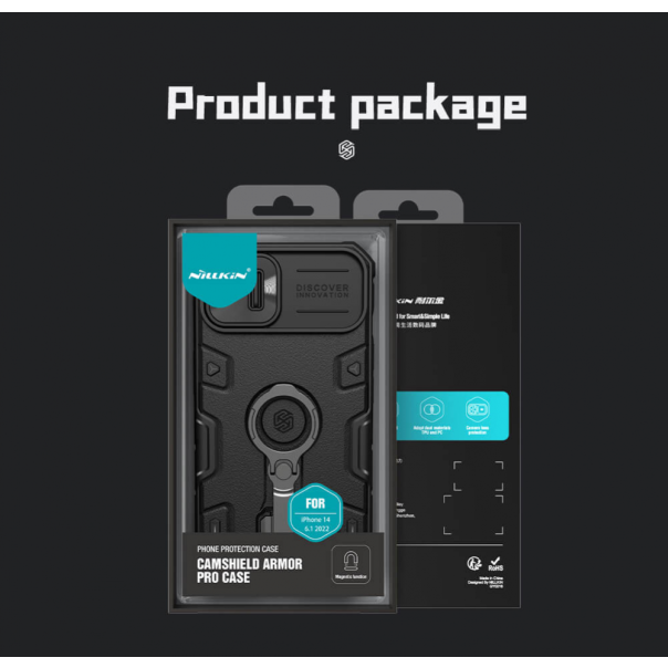 Torbica Nillkin CamShield Armor Pro Magnetic za iPhone 14 6.1 plava - 204337
