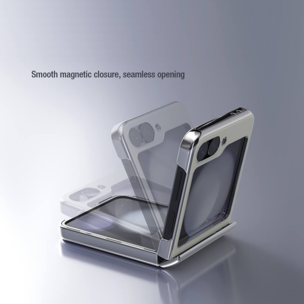 Maska za Samsung Galaxy Z Flip 6 Nillkin CamShield Flip crna - 215624