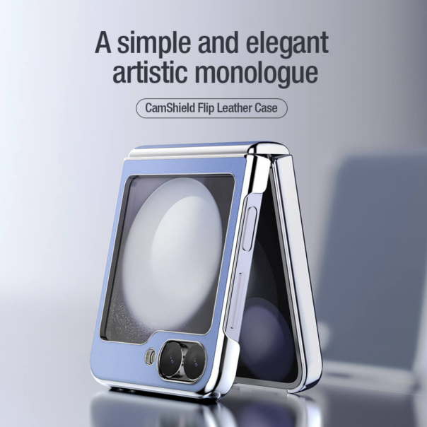 Maska za Samsung Galaxy Z Flip 6 Nillkin CamShield Flip crna - 215624