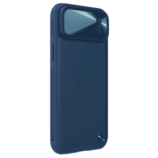 Torbica Nillkin CamShield Leather S za iPhone 14 6.1 plava - 204354