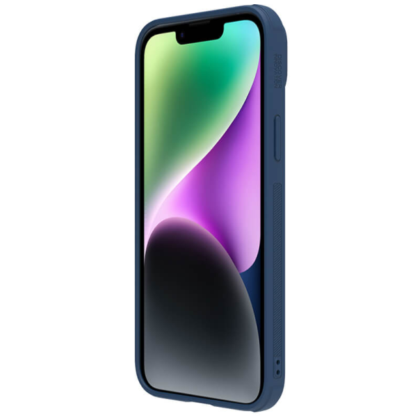 Torbica Nillkin CamShield Leather S za iPhone 14 6.1 plava - 204354