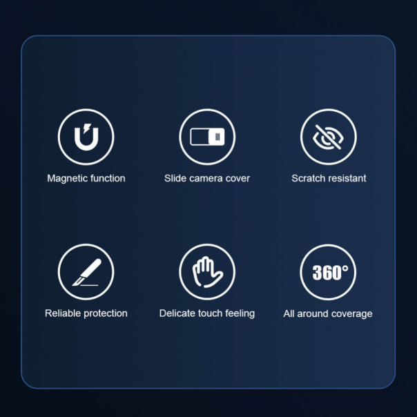 Torbica Nillkin CamShield Pro Magnetic za iPhone 14 6.1 crna - 203460