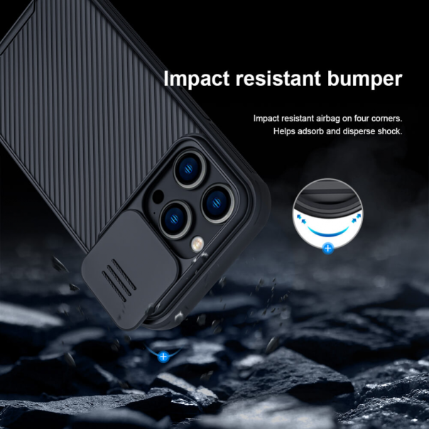 Maska za iPhone 14 Pro Max Nillkin CamShield Pro Magnetic plava - 203463