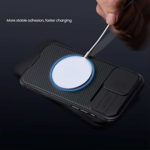 Torbica Nillkin CamShield Pro Magnetic za iPhone 16 Pro 6.3 crna - 216309