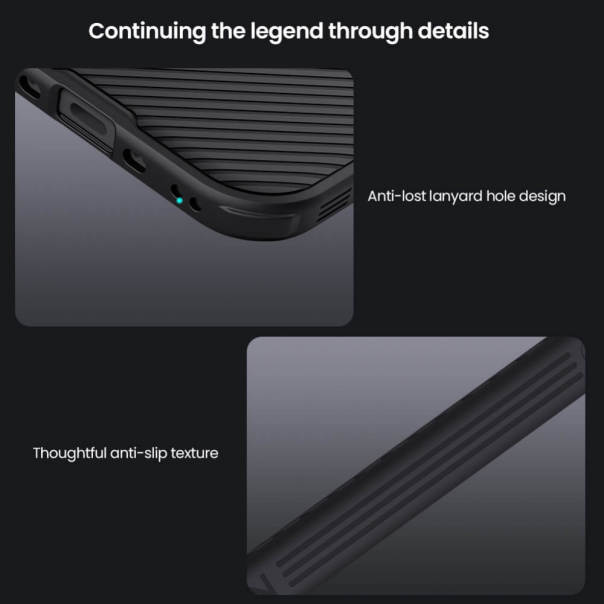 Maska za iPhone 17 Air 66 Nillkin CamShield Pro Magnetic crna - 223879