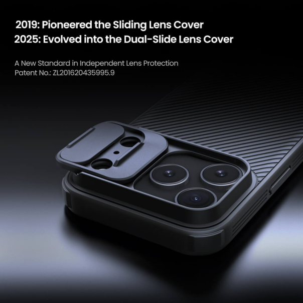 Maska za iPhone 17 Pro 63 Nillkin CamShield Pro Magnetic crna - 223880